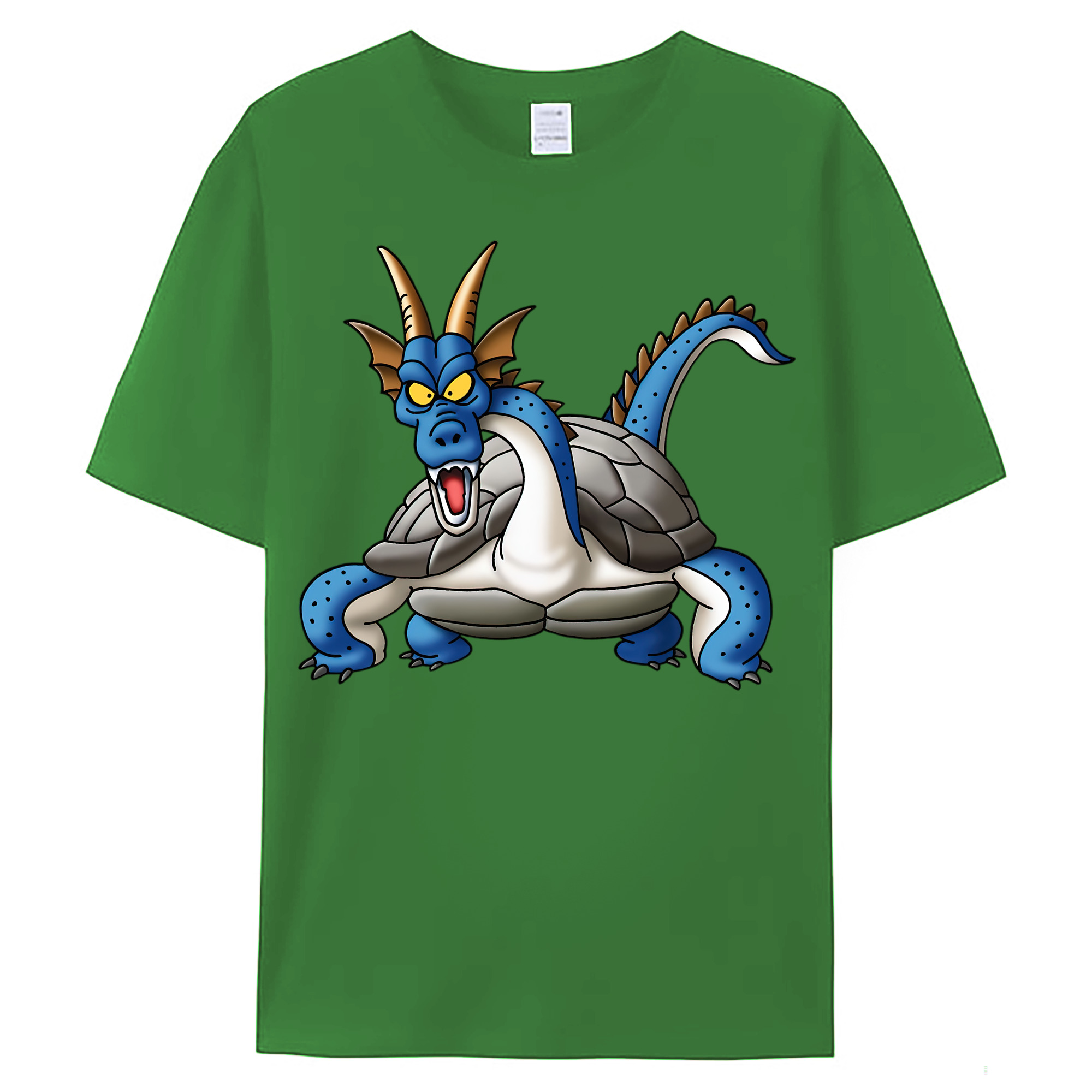 （画像用） ドラゴンクエスト Doragon Kuesuto Dragon Quest レディースカジュアルプリントTシャツ（綿100％）
